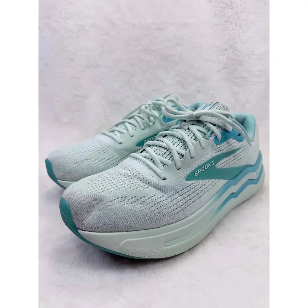 Brooks Ghost Max 2 Mens Running Shoes Honey Dew Blue Size 12.5 Sneaker